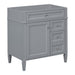Bathroom Vanity With 2 Drawers And Tip-Out Drawer, Storage Cabinet Hearth and Haven