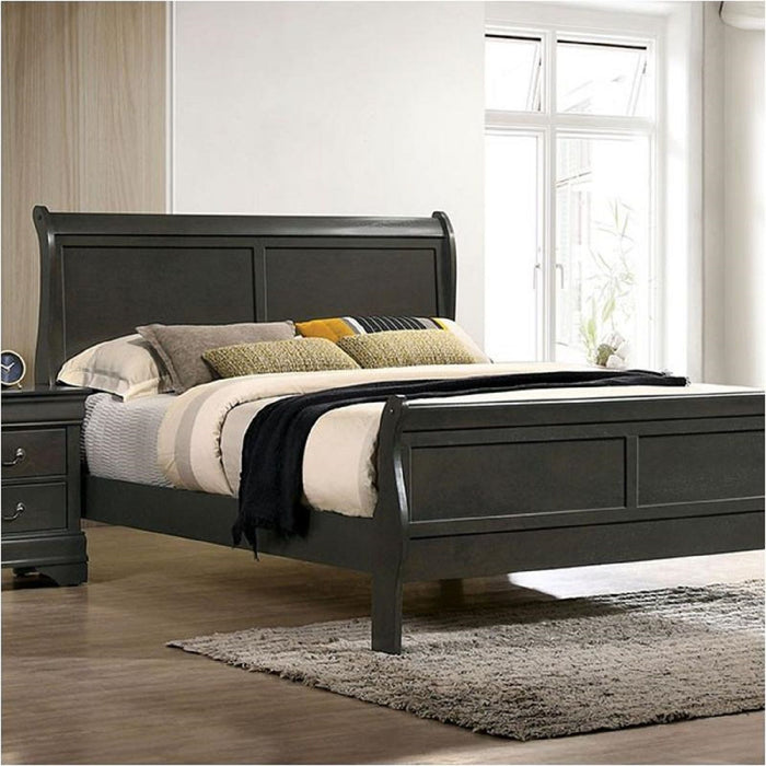 Louis Phillipe Sleigh Bed Home Essentials