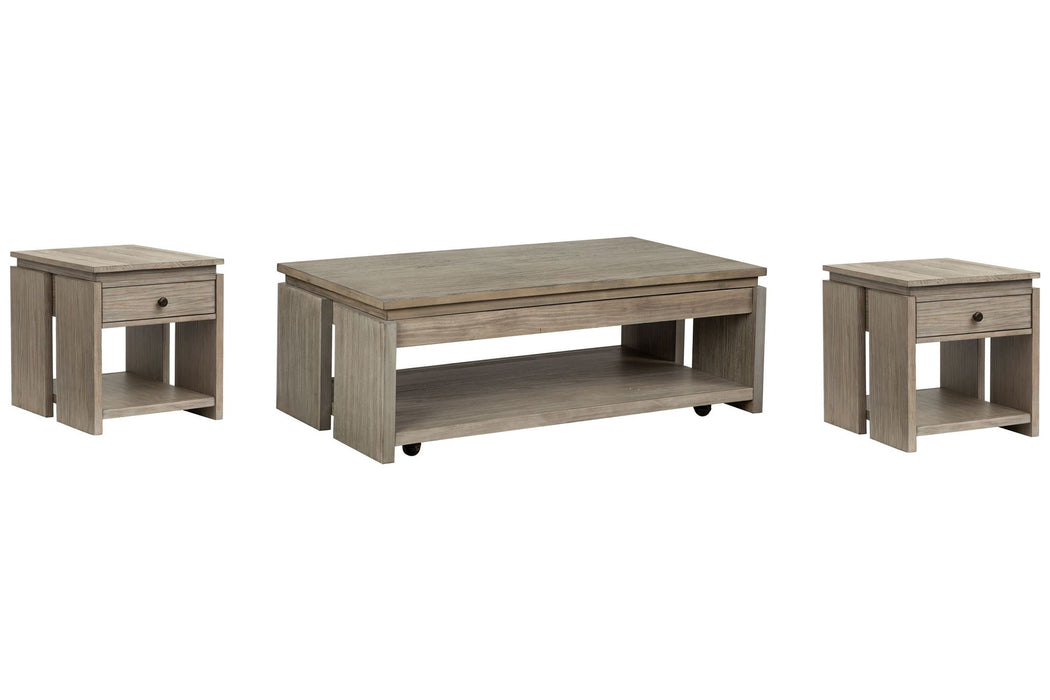 Conrad - Rectangular Lift Top Storage Cocktail Table Set Magnussen Furniture