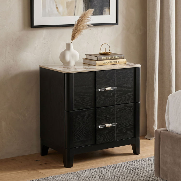 Opel - Nightstand - Black Matrix Furniture Group