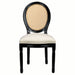 French Country Dining Chairs With Round Back (Set of 2) Home Essentials