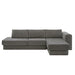 L-Shaped Modular Sofa With Double Layer Cushion Noble House