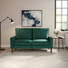 Upholstered Loveseat Sofa, 2 Seater Couch For Living Room Apartment US Pride