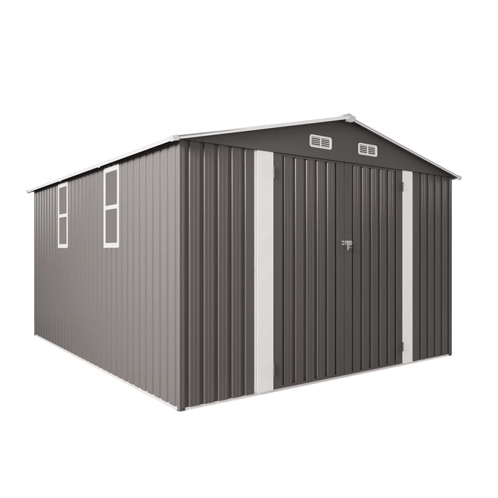Outdoor Storage Shed With Lockable Doors Daily Nest