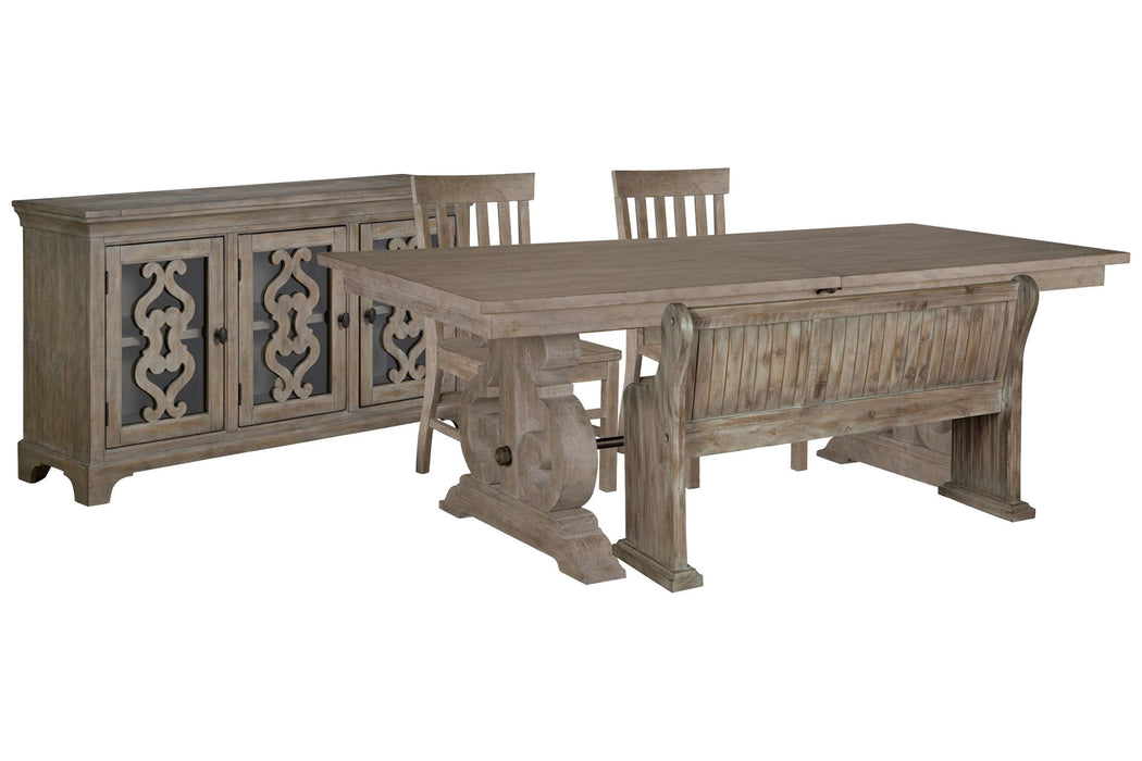 Tinley Park - Extendable Rectangular Dining Table Set Magnussen Furniture
