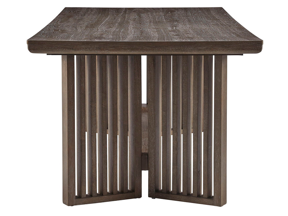 Kavanaugh - Trestle Dining Table - Dark Brown Magnussen Furniture