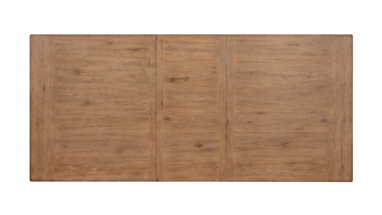Kingston - Extendable Trestle Dining Table - Whisper White And Cerused Nutmeg Magnussen Furniture