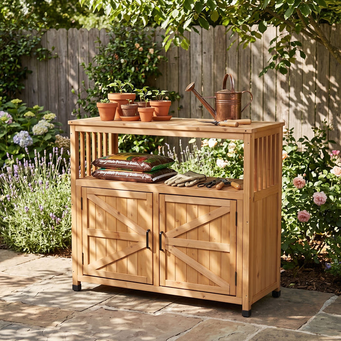 Patio Bar Table Set With Storage Home Essentials