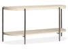 Jennings - Demilune Sofa Table - Edgecomb Gray And Weathered Antique Nickel Magnussen Furniture