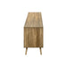 TV Stand, Storage Cabinet Console With Adjustable Shelf And Cable Management - Walnut 8th Street