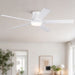 Flush Mount Ceiling Fan With Light Daily Nest