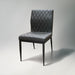 Cargo - Chair - Gray Synthetic Leather & Gunmetal ACME
