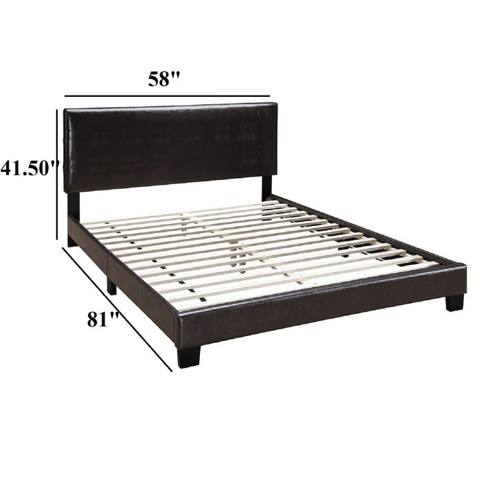 Upholstered Bed With Adjustable Headboard Home Essentials