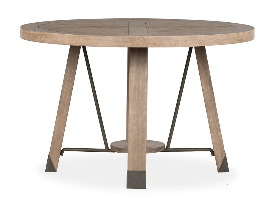 Ainsley - Round Dining Table - Cerused Khaki Magnussen Furniture
