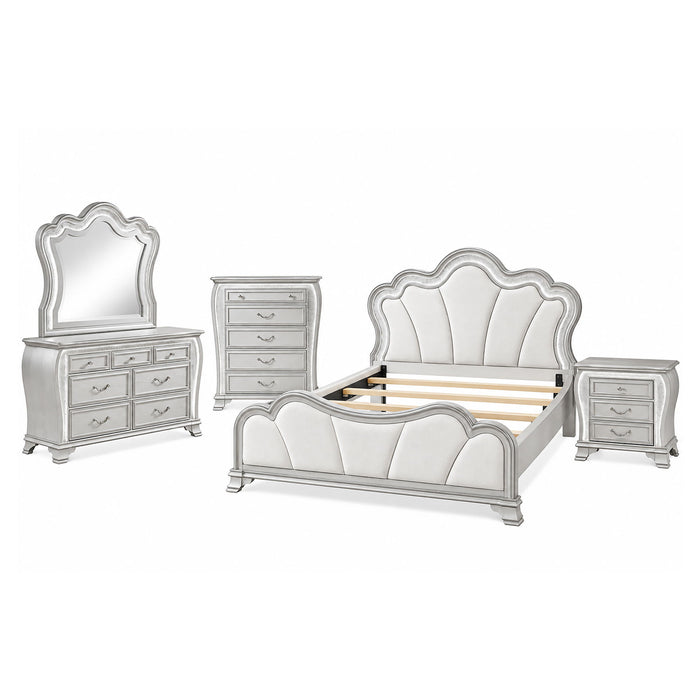 Aurelia - 5 Piece Bedroom Set With LED Light Global Furniture USA