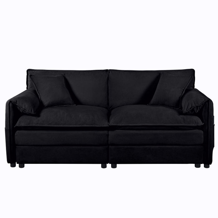 Modern Oversized Loveseat Sofa With Deep Seat And Diy Combination Home Essentials