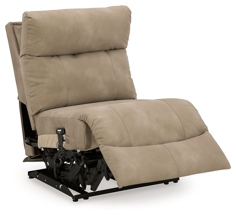 Next-gen Durapella - Sand - Power Armless Recliner With Adj Headrest