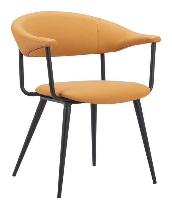 Sima - Dining Chair - Brown Zuo Modern