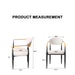 Modern Upholstered Dining Chair With Accented Armrests (Set of 2) Home Essentials