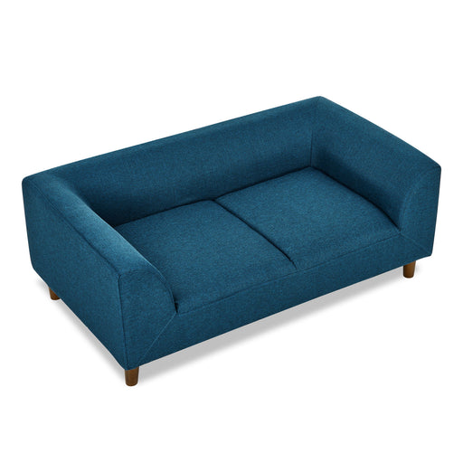 Modern Rectangular Pet Sofa With Backrest And Armrests For Small And Medium Dogs, Soft Cushion Daily Nest