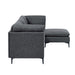 Upholstered Modular Sectional & Tall Legs Home Essentials