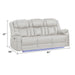 Challenger - LED Power Recliner Sofa Matrix Furniture Group