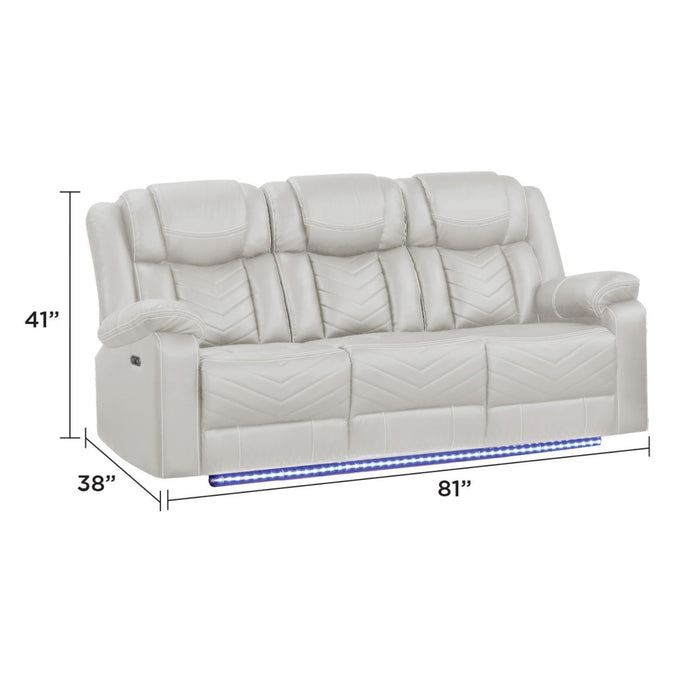 Challenger - LED Power Recliner Sofa Matrix Furniture Group