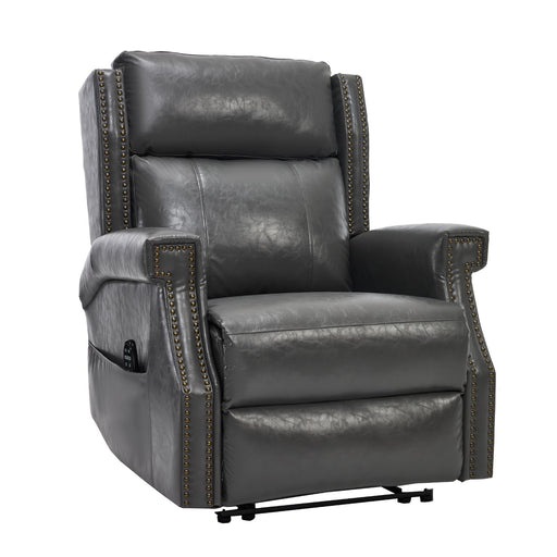 Manual Recliner Chair With Heavy Duty Motion Mechanism, 8 Vibrating Nodes And 3 Massage Modes For Living Room Home Essentials