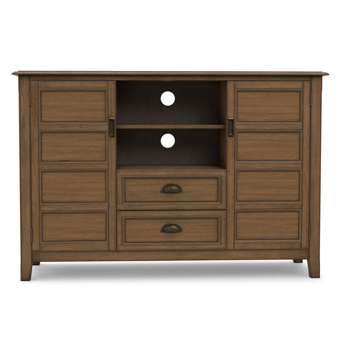 Burlington - Handcrafted Tall TV Media Stand Simpli-Home