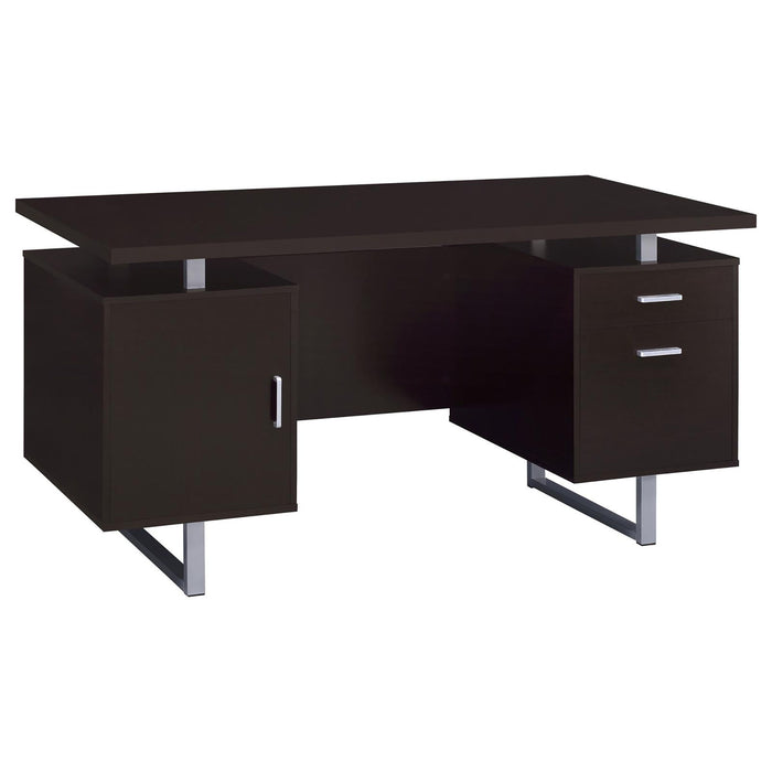 2 Drawer Floating Top Office Desk Furniture Max