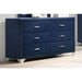Kennedy - 6 Drawer Dresser Furniture Max