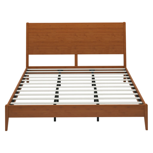 Modern Sled Platform Bed Frame With Slats Hearth and Haven