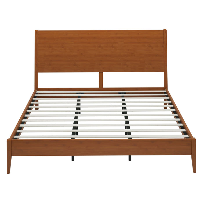 Modern Sled Platform Bed Frame With Slats Hearth and Haven