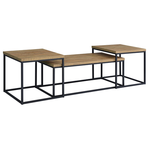 Rosey - 3 Piece Coffee Table Set - Mango Color Furniture Max
