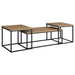 Rosey - 3 Piece Coffee Table Set - Mango Color Furniture Max