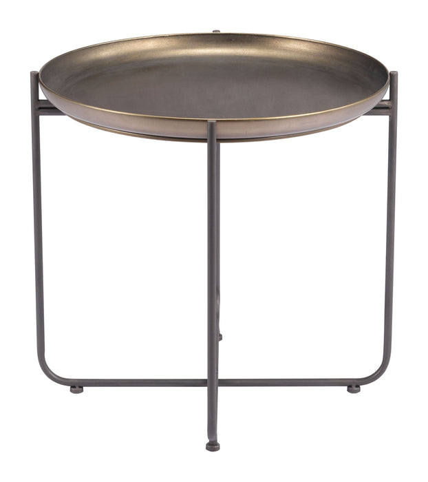Bronson - Side Table - Bronze Zuo Modern
