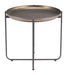 Bronson - Side Table - Bronze Zuo Modern