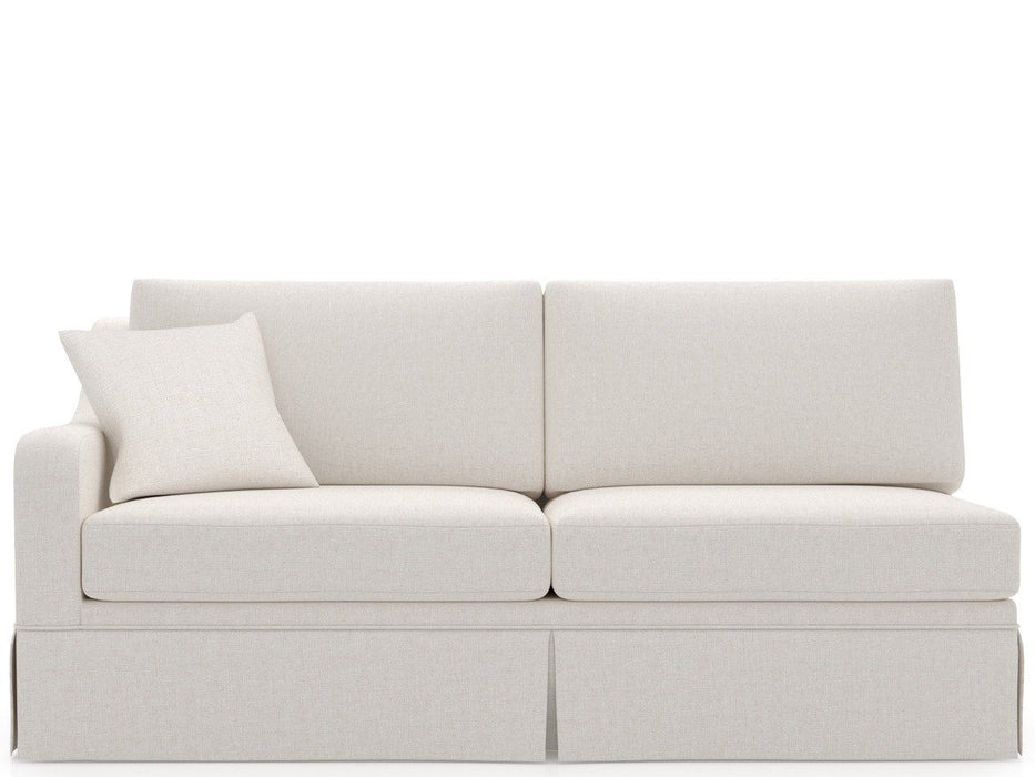 Filmore - Skirted Loveseat LAF, Special Order - White Universal Furniture
