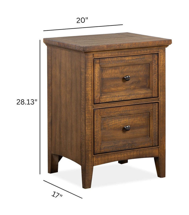 Bay Creek - Small Drawer Nightstand - Toasted Nutmeg Magnussen Furniture