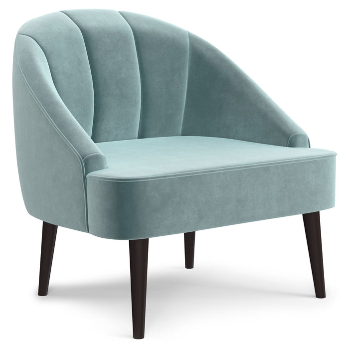 Harrah - Accent Chair - Seafoam Blue