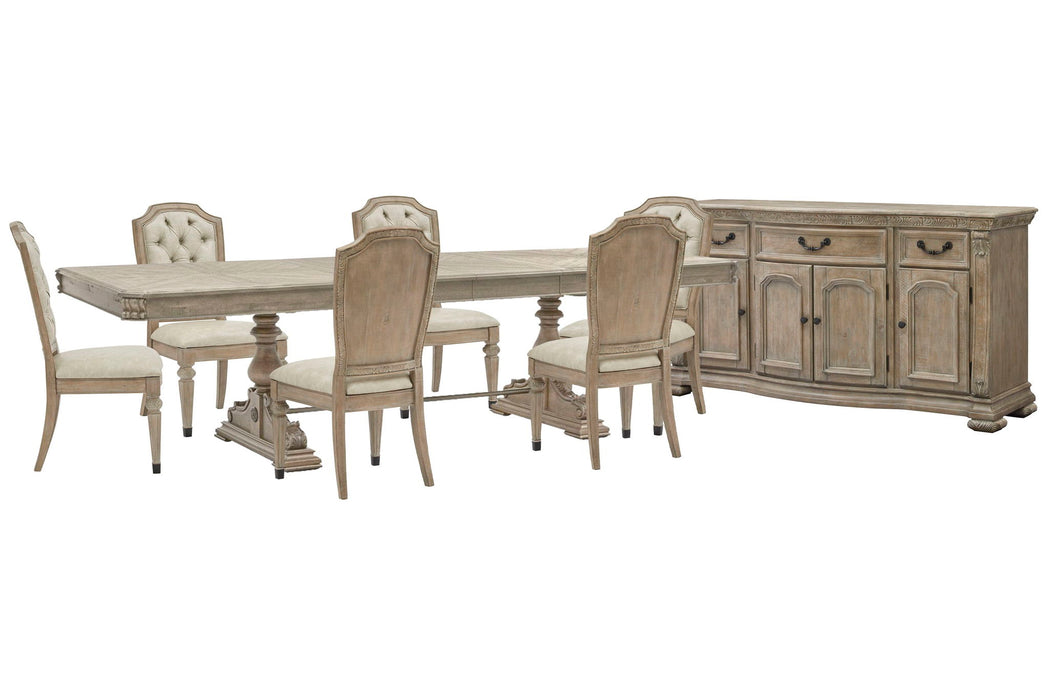 Marisol - Extendable Trestle Dining Table Set Magnussen Furniture