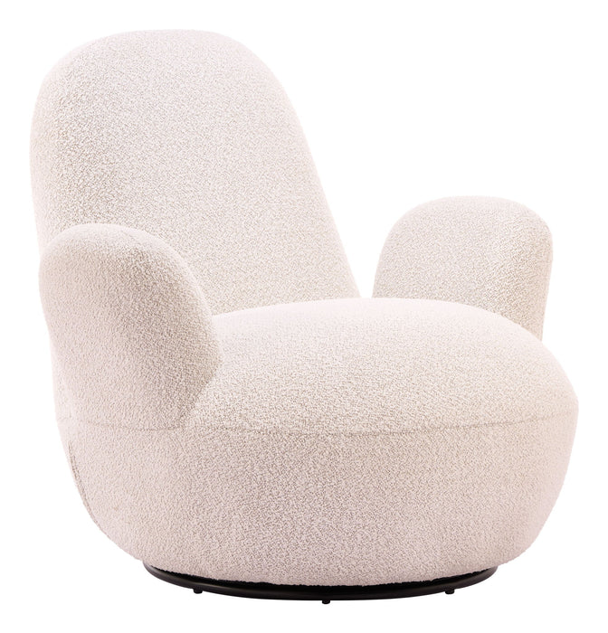 Lunet - Swivel Chair - White Zuo Modern