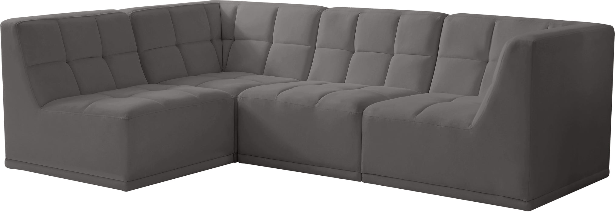 Relax - Modular Sectional 4 Piece - Gray