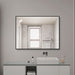 Framed Wall Mirror For Bathroom - Black Daily Nest