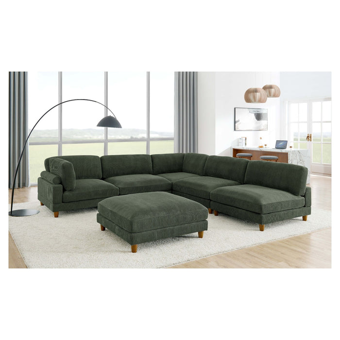 Modern Modular Sectional With Adjustable Back Support Home Essentials