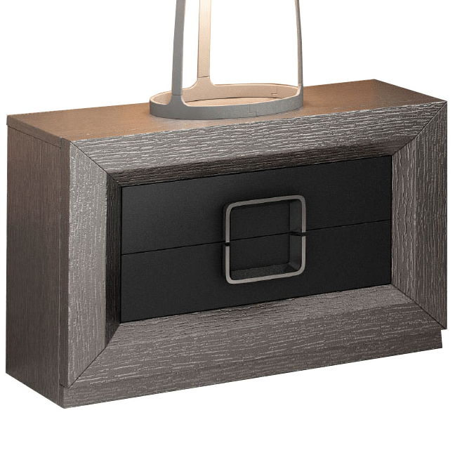 Enzo - Nightstand - Gray / Silver Franco Spain