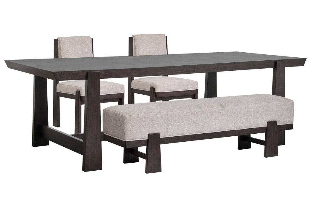Tauren - Trestle Dining Table Set Magnussen Furniture