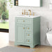 Modern Bathroom Vanity With Sink, 3 Drawers & Cabinet With 2 Tier Door Storage Hearth and Haven