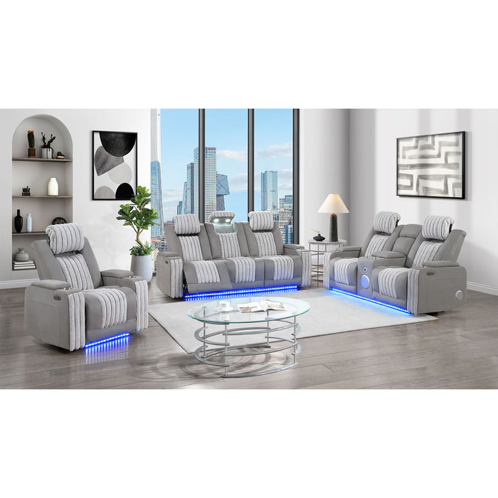 Duran - Power Reclining Set With Power Headrest Global Furniture USA