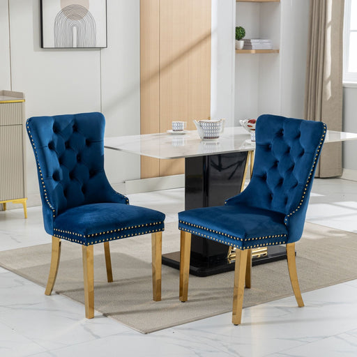 Nikki - Modern, High-End Tufted Dining Chair (Set of 2) Home Essentials